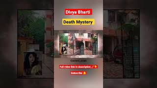 Divya bharti Death Mystery