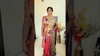 Actress Sneha recent saree drape / recreation / saree draping tutorial #saree #actresssneha