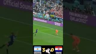 Argentina knocks out Croatia 3 - 0
