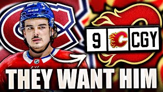 CALGARY FLAMES WANT ARBER XHEKAJ: TRADE FOR 9TH OVERALL PICK? Montreal Canadiens Rumours