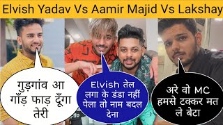 Aamir majid vs elvish yadav | Uk07 rider and Aamir majid | Lakshay chaudhary on uk07  controversy