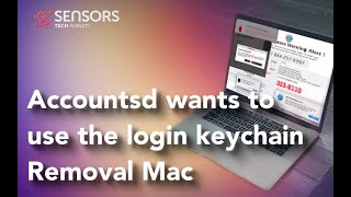 "Accountsd wants to use the login keychain" Mac Virus - Removal