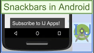 Snackbars in Android