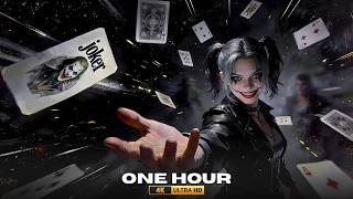 Harley Quinn Joker Cards Chaos | DC Inspired Live Wallpaper 4K | Animated Background Loop