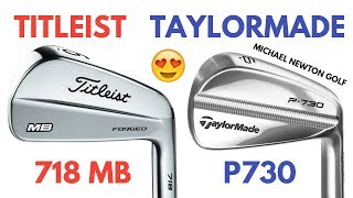 Titleist 718 MB Iron VS TaylorMade P730 Iron - Battle Of The Blades!