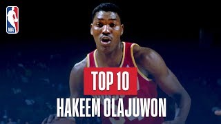 Top 10 Plays of Hakeem Olajuwon's Career