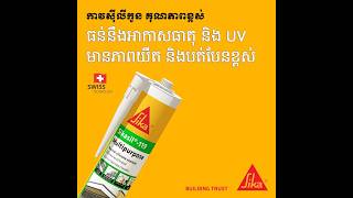 Sikasil -119 កាវស៊ីលីកូន ដែលមានគុណភាពខ្ពស់! ❤️❤️ ប្រើប្រាស់បានច្រើនមុខងារ💪