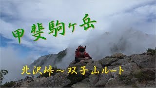 【登山】甲斐駒ヶ岳　北沢～双子山ルート