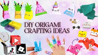 Origami Crafting: Create origami art and crafting ideas for beginners! 🥰 #viral #viralvideo