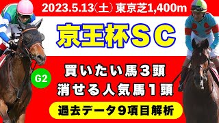 【京王杯スプリングカップ2023】過去データ9項目解析!!買いたい馬3頭と消せる人気馬1頭について(競馬予想)