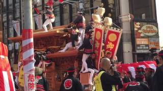 平成28年10月2日 八木地区祭礼 試験曳き