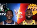 Minnesota Timberwolves vs Los Angeles Lakers | NBA Preseason 2024 LIVE