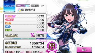 【デレステ】EVERMORE (master) ALL PERFECT 【フルコン手元動画】