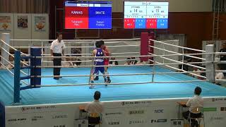 @2019　国体　成年　LF級　高橋陸　対　鈴木義人　BOXING