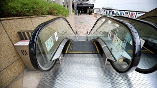 【フジテック製】南海なんば駅　降りエスカレーター