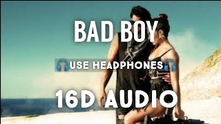 BAD BOY - SAAHO || 16D AUDIO || ⚠️USE HEADPHONES⚠️ ||