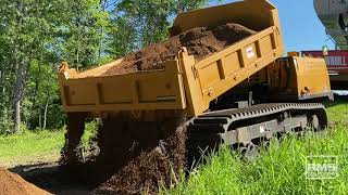 Morooka Rubber Track Crawler Carrier from RMS is Big Help at Giants Ridge Job Site