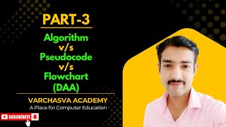 Algorithm vs Pseudocode vs Flowchart | DAA Concepts Explained with Examples | GATE & Placement Prep