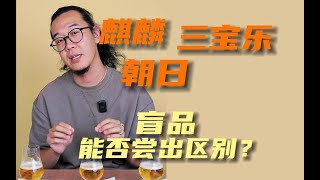 麒麟 朝日 三宝乐 盲品能否找出区别？区别又有多大？