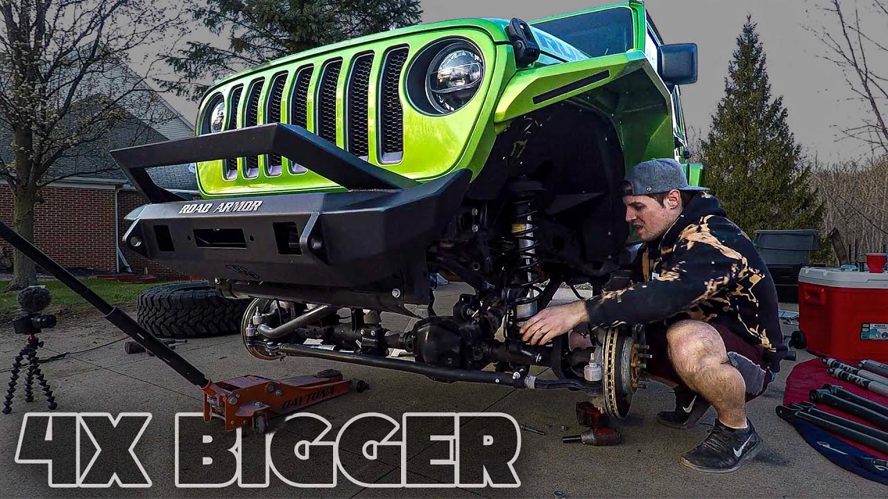 This LIFT KIT Made My Jeep Absolutely MASSIVE!! - YouTube