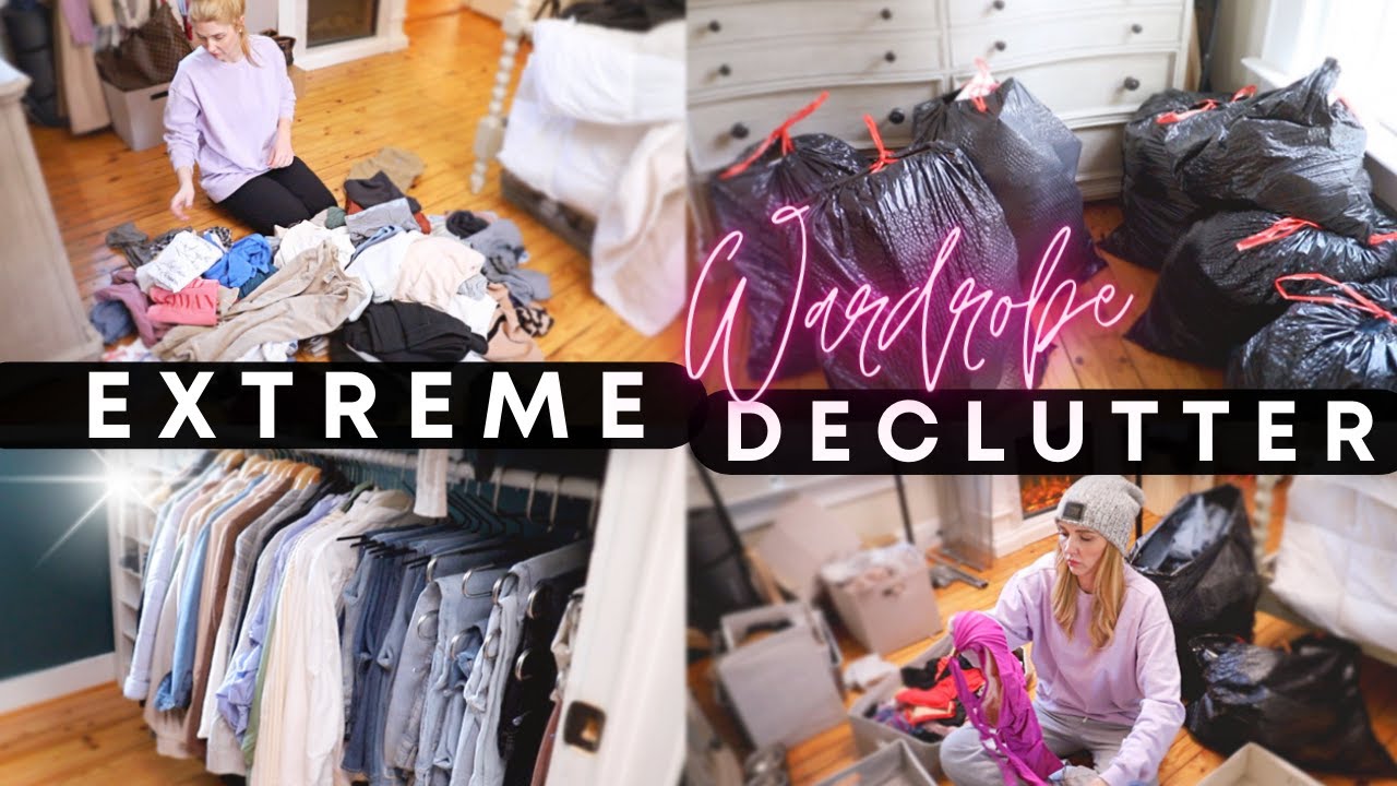 Extreme Clothing Declutter Before After Youtube