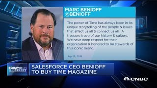 Meredith Corp is a unique property, Benioff is going to try to make some money, says Jim Cramer