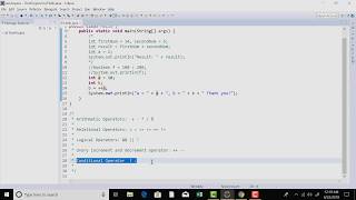 Common operators in Java #7