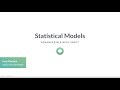 Python Tutorial: Statistical Models