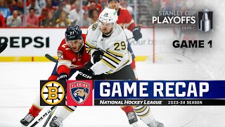 Gm 1: Bruins @ Panthers 5/6 | NHL Highlights | 2024 Stanley Cup Playoffs