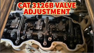 Caterpillar 3126B Valve Adjustment