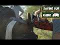 THE PEOPLE SAVING OUR RHINOS! // DEHORNING A RHINO // BOOTS FOR RANGERS JIM GREEN FOOTWEAR