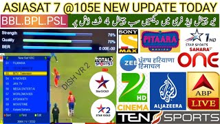 Asiasat 7 new update | Asiasat 7 channel list 2025 | Total sports \u0026 star sports channel