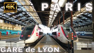 【4K】🇫🇷Paris Gare de Lyon - High Speed Trains,TGV InOui OuiGo SNCF-September 2021
