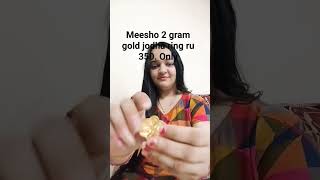 meesho jewellery unboxing #meesho #meeshosaree #saree #unbox8ng #meeshojewellery #gold