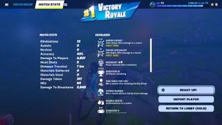 Fortnite Battle Royal Win!