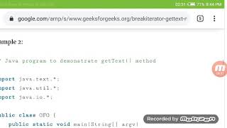 getText() method(1)