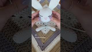 Assemble The Bunny Lovey Blanket | Free crochet pattern