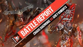 *10TH EDITION!!* Chaos Daemons vs Grey Knights | Warhammer 40k Battle Report