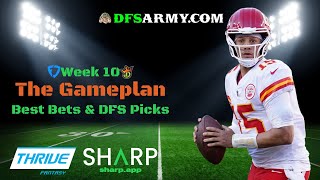 NFL Week 10 DraftKings & FanDuel Best Bets and DFS Picks  | The Gameplan