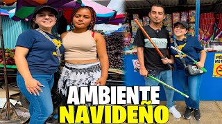 Así Se Vivió El Ambiente Navideño En El Salvador *Compramos Uvas Y Manzanas *