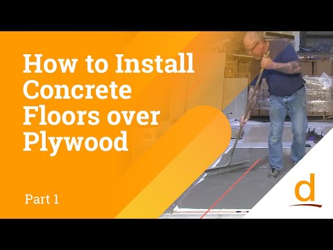 How to Install Concrete over Plywood? Part 1/4 How to Install Concrete over Plywood? Part 1/4
