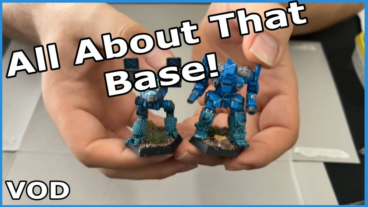 Basing My Battletech Mechs Vod Youtube