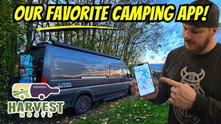 Our FAVORITE APP for camping! | VanLife @HarvestHosts