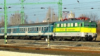 Vonatok az Egér útnál 2018. 01. 25-én / Trains at the Egér road, Budapest / Züge bei dem Egér Weg