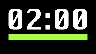 2 Minute Timer [ Progress Bar ] - 4K 60 FPS