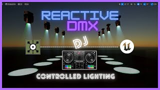 Audio-reactive DMX Lighting in UE5 with TouchDesigner