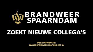 Brandweer Spaarndam zoekt nieuwe collega's