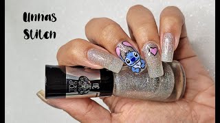 UNHAS DECORADAS STITCH - STITCH NAIL ART | Andreia Martins