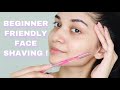 GET RID OF FACIAL HAIR / FACE SHAVING TUTORIAL FOR BEGINNERS