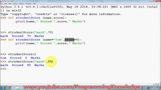 Python Tutorial for Beginners 14 Default parameters and Multiple Arguments in Python YouTube